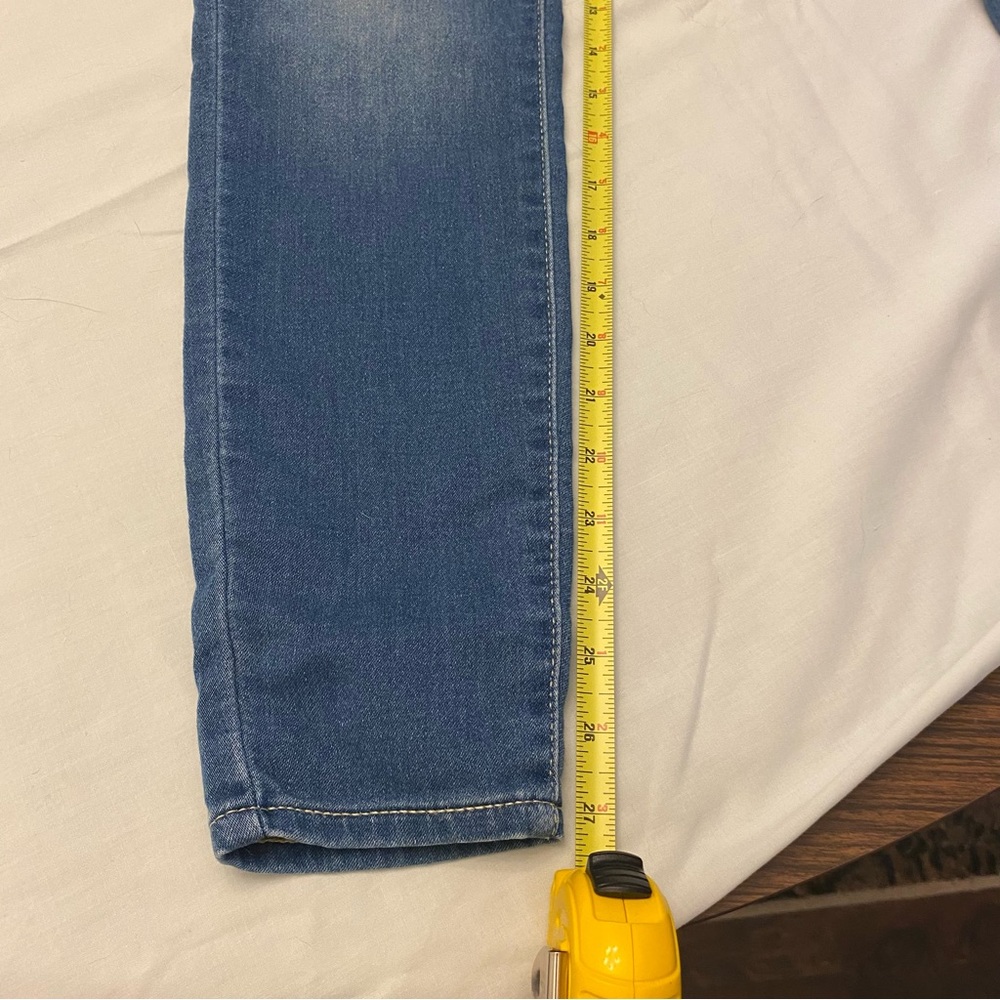 Levi's Denizen Classic Faded Blue Denim Jeggings Mid-Rise Size 11/30 - Picture 5 of 8